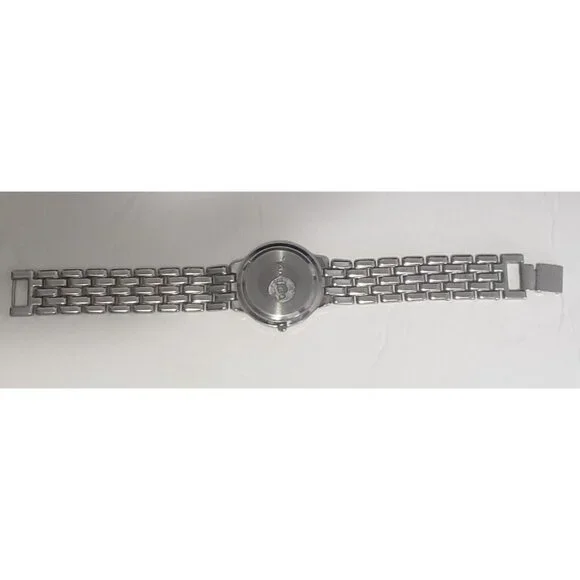 Geneva Watch Women 28mm Quartz Gold Silver Tones White Dial Round Analog Clasp - Picture 9 of 12